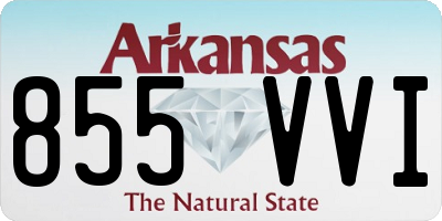 AR license plate 855VVI