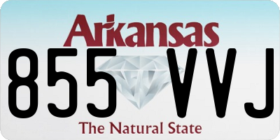 AR license plate 855VVJ