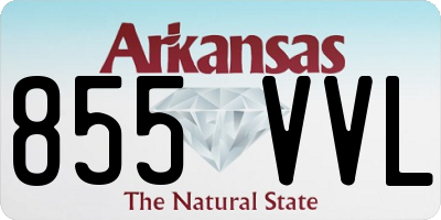 AR license plate 855VVL