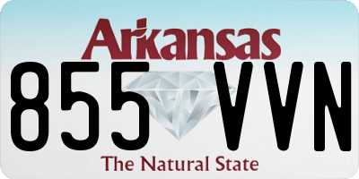 AR license plate 855VVN