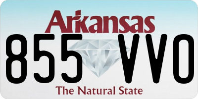 AR license plate 855VVO