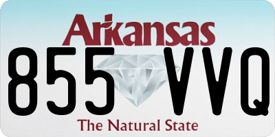 AR license plate 855VVQ