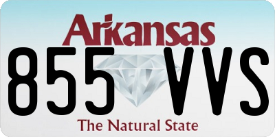 AR license plate 855VVS