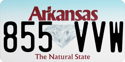 AR license plate 855VVW