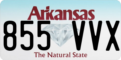 AR license plate 855VVX