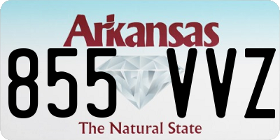 AR license plate 855VVZ