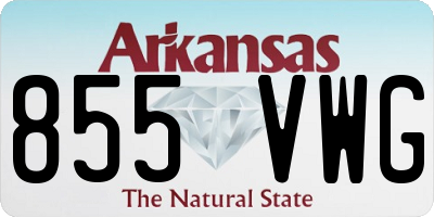 AR license plate 855VWG