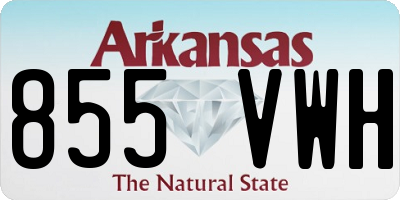 AR license plate 855VWH