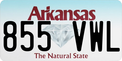 AR license plate 855VWL