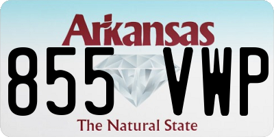AR license plate 855VWP