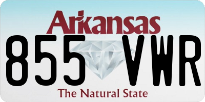 AR license plate 855VWR