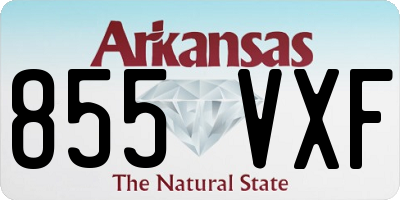 AR license plate 855VXF