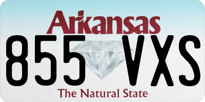 AR license plate 855VXS