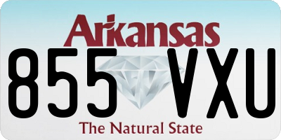 AR license plate 855VXU