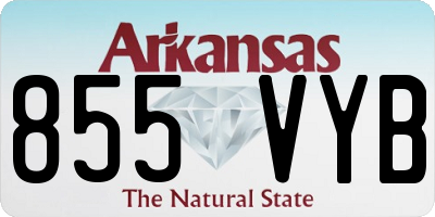 AR license plate 855VYB