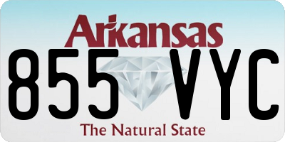 AR license plate 855VYC