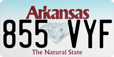 AR license plate 855VYF