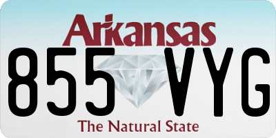 AR license plate 855VYG