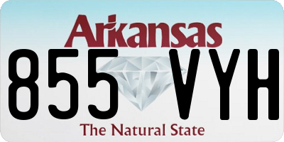 AR license plate 855VYH