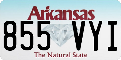 AR license plate 855VYI