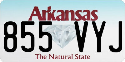 AR license plate 855VYJ