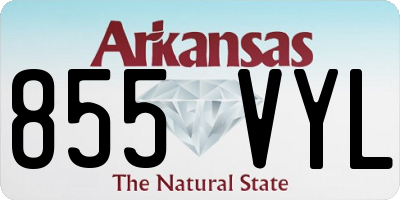 AR license plate 855VYL