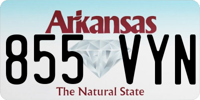 AR license plate 855VYN
