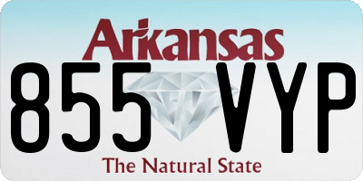 AR license plate 855VYP