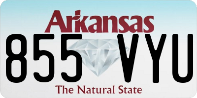 AR license plate 855VYU