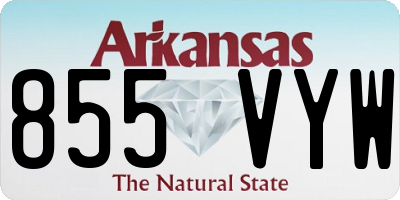 AR license plate 855VYW