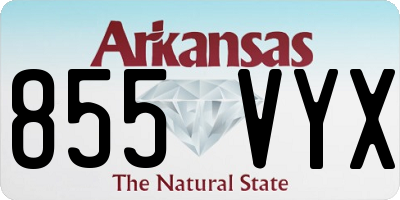 AR license plate 855VYX