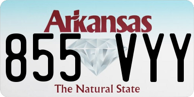 AR license plate 855VYY