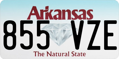 AR license plate 855VZE