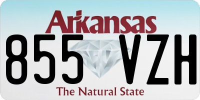 AR license plate 855VZH