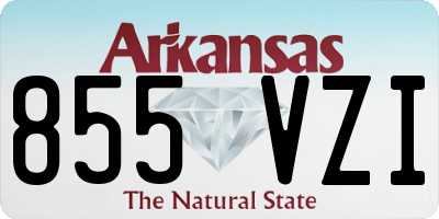 AR license plate 855VZI