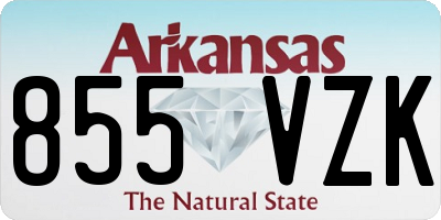 AR license plate 855VZK