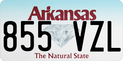 AR license plate 855VZL