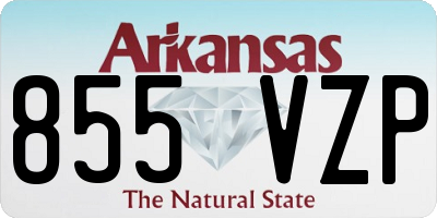 AR license plate 855VZP