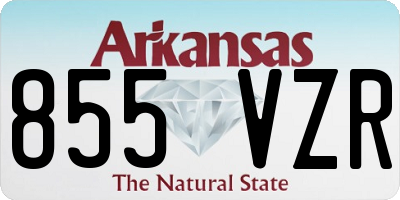 AR license plate 855VZR
