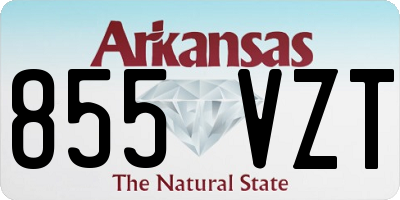 AR license plate 855VZT