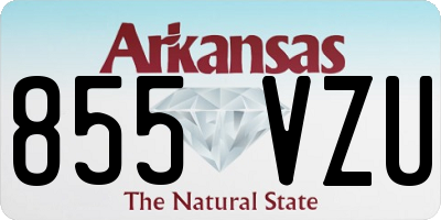 AR license plate 855VZU