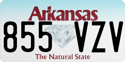 AR license plate 855VZV