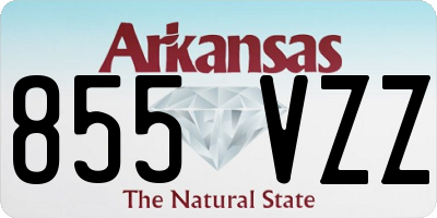 AR license plate 855VZZ