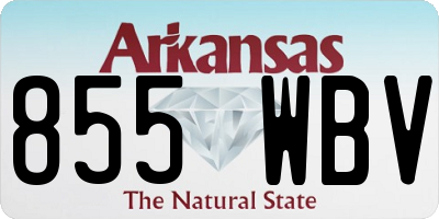 AR license plate 855WBV