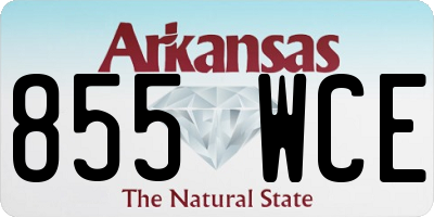 AR license plate 855WCE