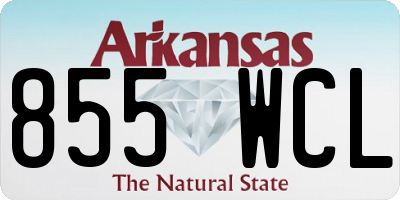 AR license plate 855WCL