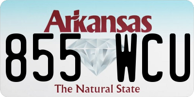 AR license plate 855WCU