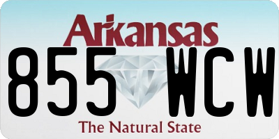 AR license plate 855WCW