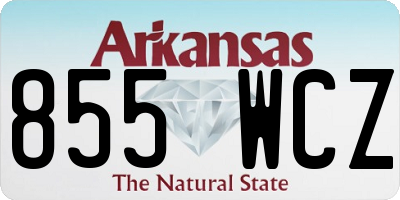 AR license plate 855WCZ