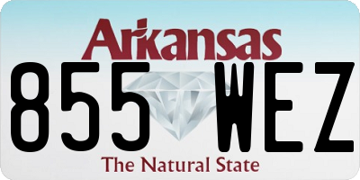 AR license plate 855WEZ